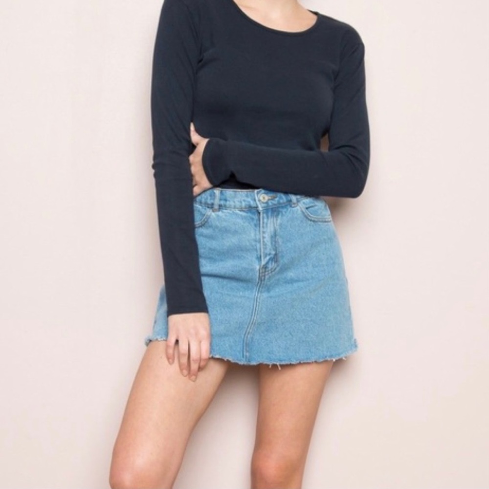 RARE find Brandy Melville denim skirt NWOT